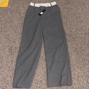Fashion Nova Men's Gray Dress Pants